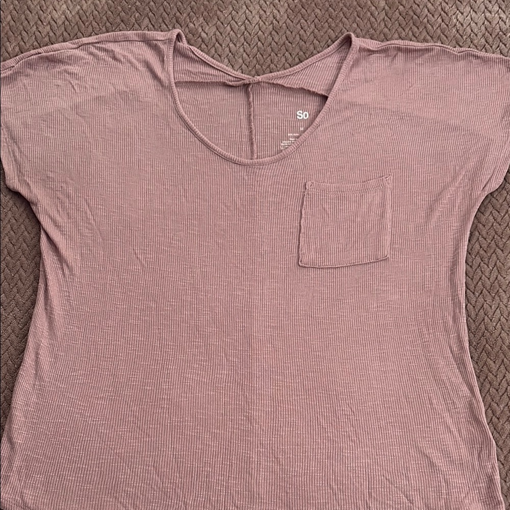 SO Pink Boxy Short Sleeve T-Shirt